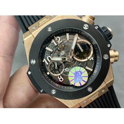 Hublot-Big Bang Unico 42mm RG/RU Black Ceramic Bezel BBF HUB1280