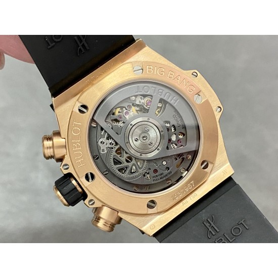 Hublot-Big Bang Unico 42mm RG/RU Black Ceramic Bezel BBF HUB1280