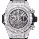 Hublot-Big Bang Unico 44mm Gems Bezel Titanium/SS/Diams Rubber BBF A1280