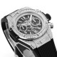 Hublot-Big Bang Unico 44mm Gems Bezel Titanium/SS/Diams Rubber BBF A1280