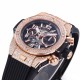 Hublot-Big Bang Unico 44mm Diams Bezel Titanium/RG/Diams Rubber BBF A1280