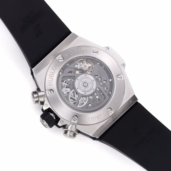 Hublot-Big Bang Unico 44mm Diams Bezel Titanium/SS Rubber BBF A1280