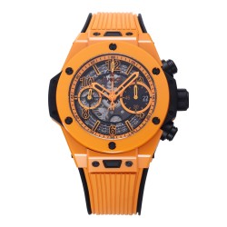 Hublot-Big Bang Unico 42mm Orange Magic Ceramic/RU Skeleton Dial BBF A1280