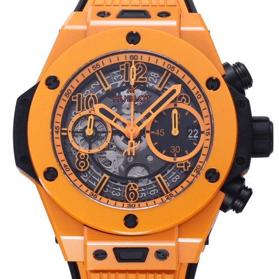 Hublot-Big Bang Unico 42mm Orange Magic Ceramic/RU Skeleton Dial BBF A1280