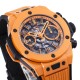 Hublot-Big Bang Unico 42mm Orange Magic Ceramic/RU Skeleton Dial BBF A1280