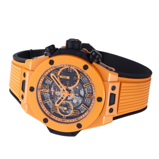 Hublot-Big Bang Unico 42mm Orange Magic Ceramic/RU Skeleton Dial BBF A1280