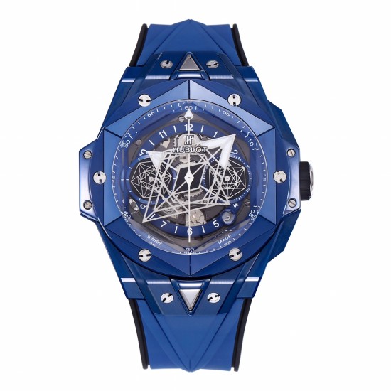 Hublot-Big Bang Sang Bleu II 45mm Blue Ceramic Skeleton Dial BBF A1240