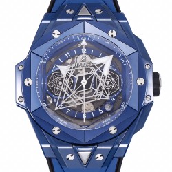 Hublot-Big Bang Sang Bleu II 45mm Blue Ceramic Skeleton Dial BBF A1240