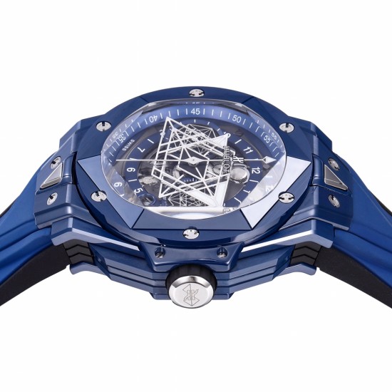Hublot-Big Bang Sang Bleu II 45mm Blue Ceramic Skeleton Dial BBF A1240