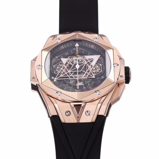Hublot-Big Bang Sang Bleu RG/RU Black/Num BBF A1240