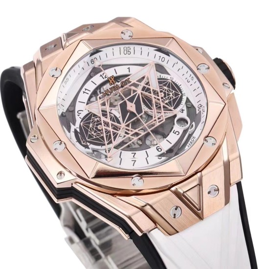Hublot-Big Bang Sang Bleu RG/RU White/Num BBF A1240