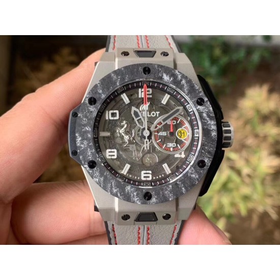 Hublot-Big Bang Ferrari F1 45mm Carbon/TI Limited Edition Grey/LE V6 HUB1288