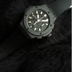 Hublot-Big Bang Evolution Carbon Fiber Chronograph 44mm Blk/RU V6 HUB4100