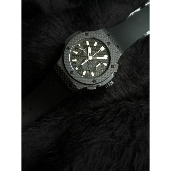 Hublot-Big Bang Evolution Carbon Fiber Chronograph 44mm Blk/RU V6 HUB4100