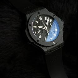 Hublot-Big Bang Evolution Carbon Fiber Chronograph 44mm Blk/RU V6 HUB4100
