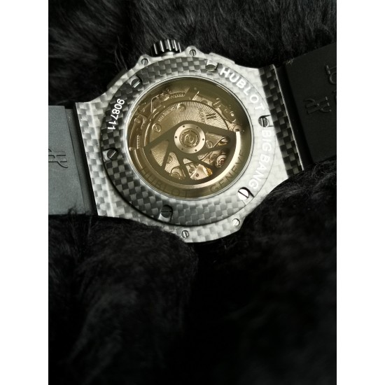 Hublot-Big Bang Evolution Carbon Fiber Chronograph 44mm Blk/RU V6 HUB4100
