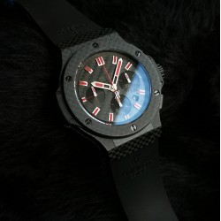 Hublot-Big Bang Evolution Carbon Fiber Chronograph 44mm Grey/RU V6 HUB4100