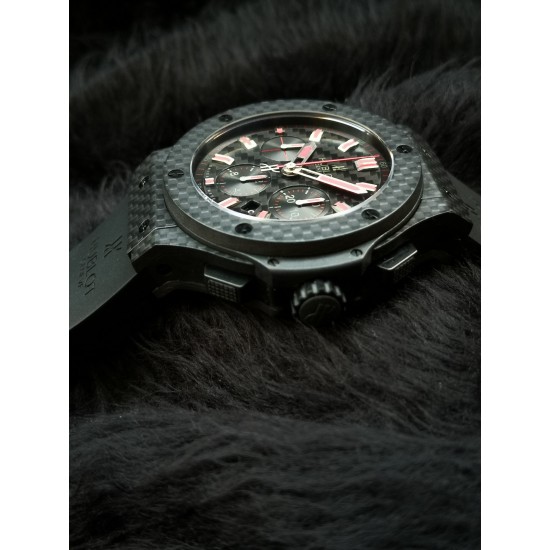 Hublot-Big Bang Evolution Carbon Fiber Chronograph 44mm Grey/RU V6 HUB4100