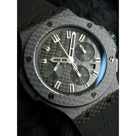 Hublot-Big Bang Evolution Carbon Fiber Chronograph 44mm Grey/RU V6 HUB4100