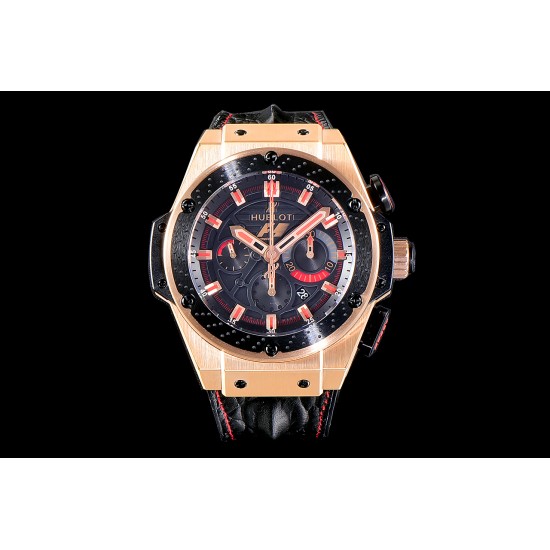 Hublot-Big Bang Ferrari F1 48mm Black/Red RG/LE V6 HUB4100