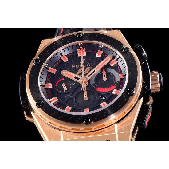 Hublot-Big Bang Ferrari F1 48mm Black/Red RG/LE V6 HUB4100