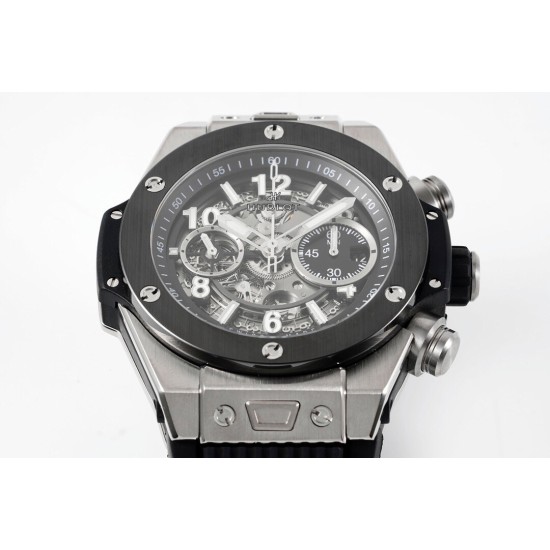 Hublot-Big Bang Unico 44mm Ceramic TI/RU Skeleton dial ZF HUB1280