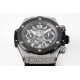 Hublot-Big Bang Unico 44mm Ceramic TI/RU Skeleton dial ZF HUB1280