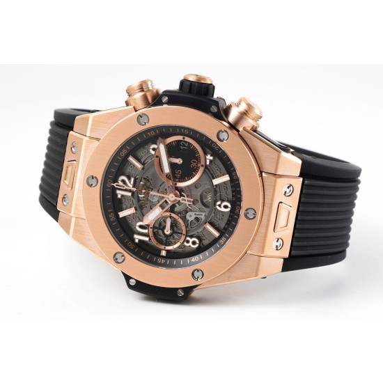 Hublot-Big Bang Unico 44mm RG/RU Skeleton Black Dial BBF HUB1280