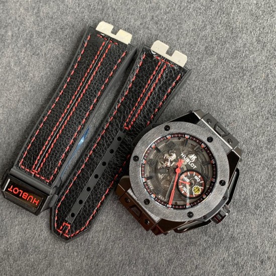 Hublot-Big Bang Ferrari 45mm Ceramic/TI Grey/LE V6 HUB1288