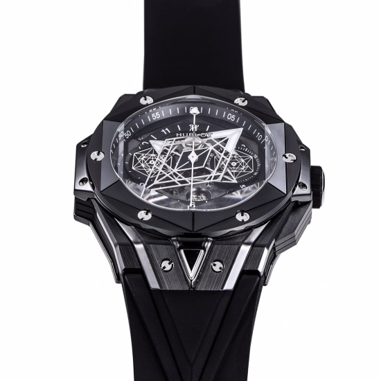 Hublot-Big Bang Sang Bleu Ceramic/RU Black/Num ZF A1240