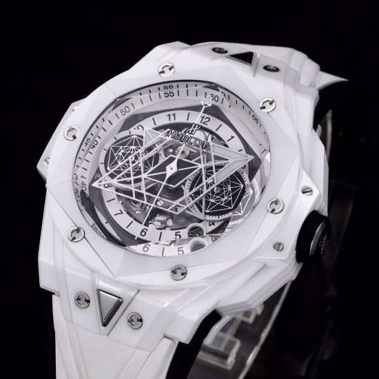 Hublot-Big Bang Sang Bleu Ceramic/RU White/Num ZF A1240