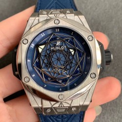 Hublot-Big Bang Sang Bleu TI/RU Blue/Num WWF A1240