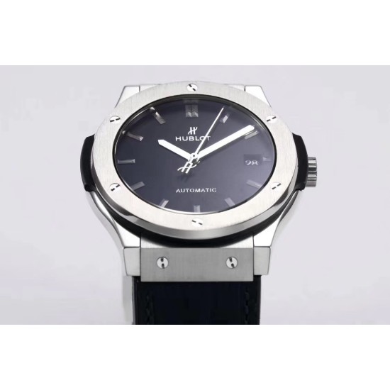 Hublot-Classic Fusion Bang 45mm TI/LE/RU Black WWF A2892 Mod