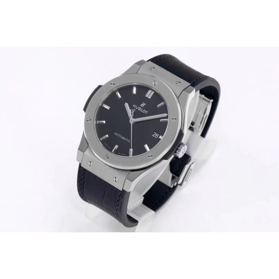 Hublot-Classic Fusion Bang 45mm TI/LE/RU Black WWF A2892 Mod