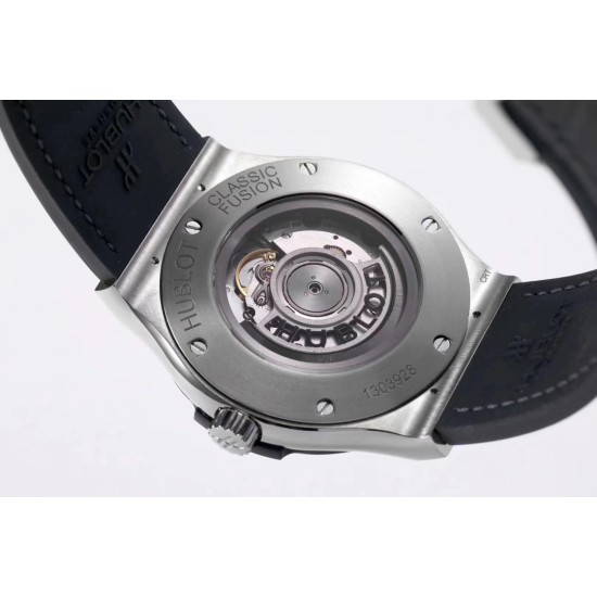 Hublot-Classic Fusion Bang 45mm TI/LE/RU Black WWF A2892 Mod