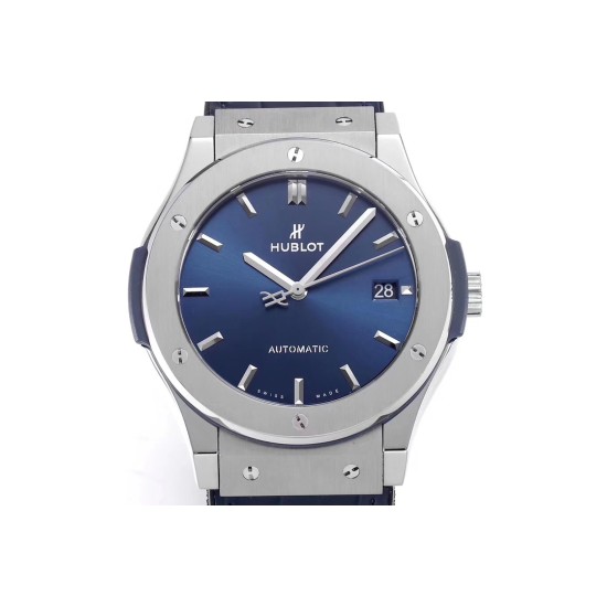 Hublot-Classic Fusion Bang 45mm TI/LE/RU Blue WWF A2892 Mod