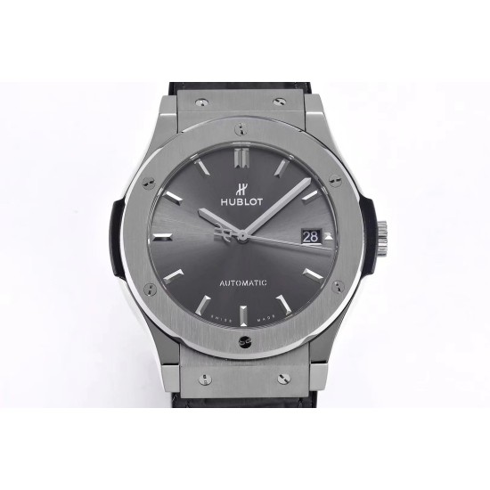 Hublot-Classic Fusion Bang 45mm TI/LE/RU Grey WWF A2892 Mod
