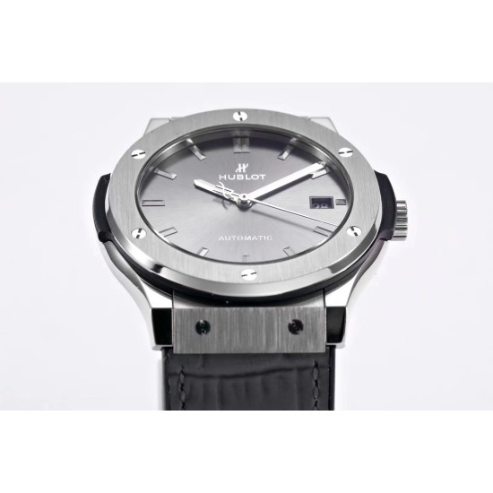 Hublot-Classic Fusion Bang 45mm TI/LE/RU Grey WWF A2892 Mod