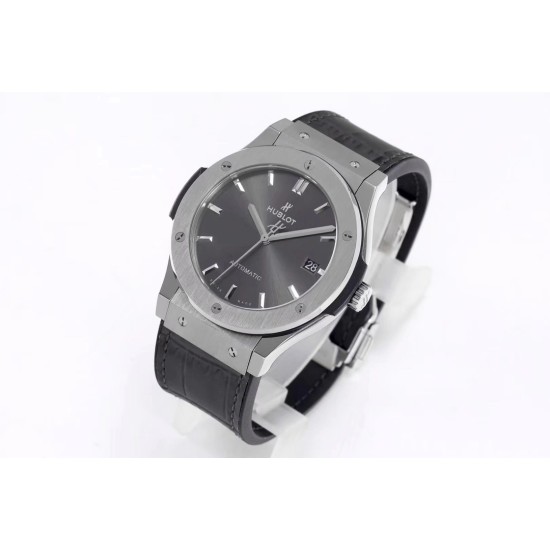 Hublot-Classic Fusion Bang 45mm TI/LE/RU Grey WWF A2892 Mod