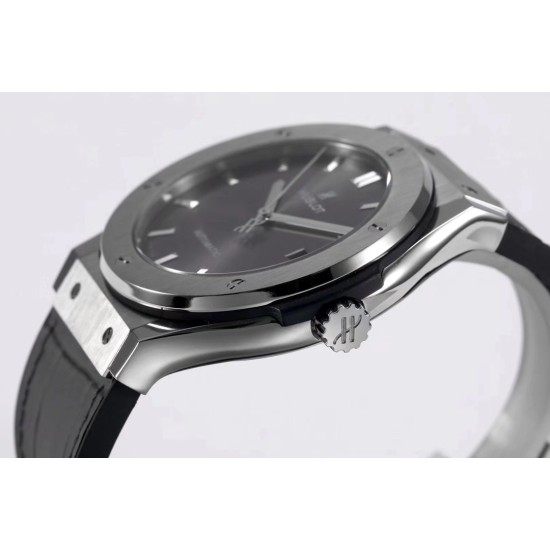 Hublot-Classic Fusion Bang 45mm TI/LE/RU Grey WWF A2892 Mod