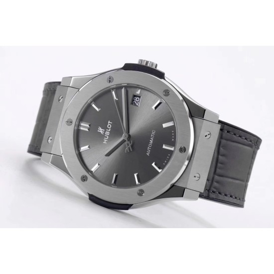 Hublot-Classic Fusion Bang 45mm TI/LE/RU Grey WWF A2892 Mod
