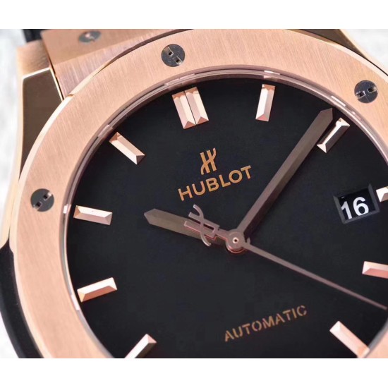 Hublot-Classic Fusion Bang 45mm RG/LE/RU Black WWF A2892 Mod