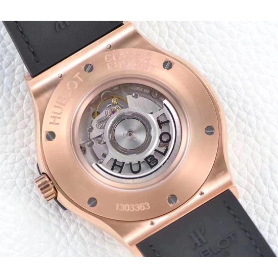 Hublot-Classic Fusion Bang 45mm RG/LE/RU Black WWF A2892 Mod