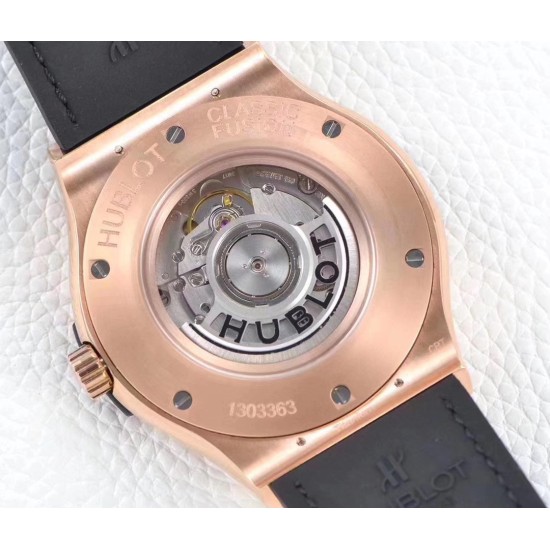 Hublot-Classic Fusion Bang 45mm RG/LE/RU Grey WWF A2892 Mod