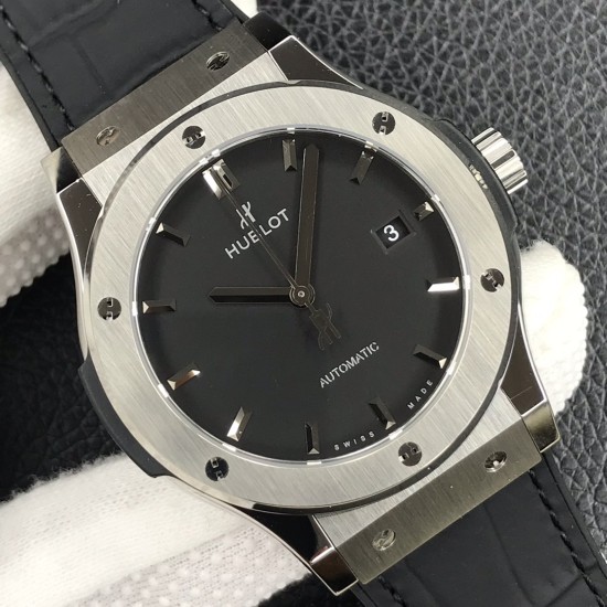 Hublot-Classic Fusion Bang 45mm TI/LE/RU Black WWF A2892 Mod