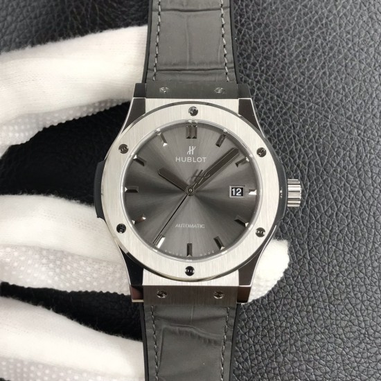 Hublot-Classic Fusion Bang 45mm TI/LE/RU Grey WWF A2892 Mod