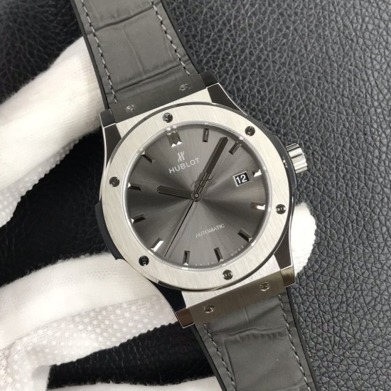 Hublot-Classic Fusion Bang 45mm TI/LE/RU Grey WWF A2892 Mod
