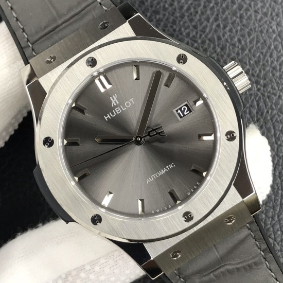 Hublot-Classic Fusion Bang 45mm TI/LE/RU Grey WWF A2892 Mod