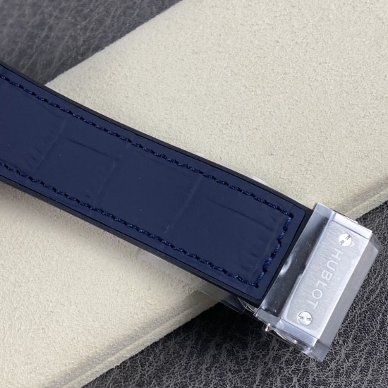 Hublot-Classic Fusion Bang 45mm TI/LE/RU Blue WWF A2892 Mod