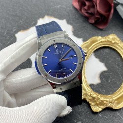 Hublot-Classic Fusion Titanium 42mm Blue HF HUB1110